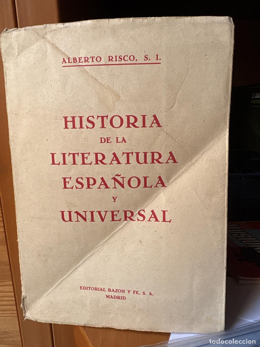 Libros: Historia de la Literatura espa&ntilde;ola y universal - P. Alberto Risco S. I. tdk26