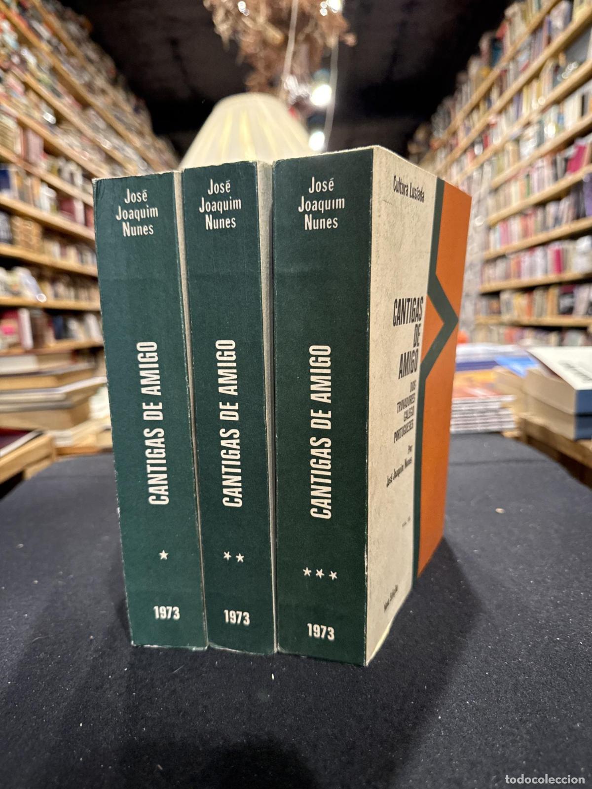 Libros: Cantigas de amigo (3v.) - Jos&eacute; Joaquim Nunes