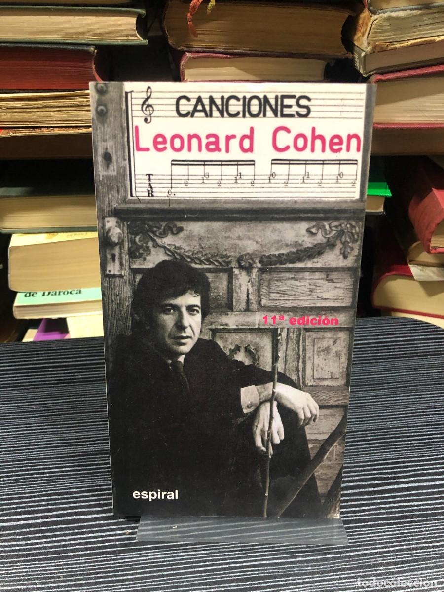 Libros: Canciones Leonard Cohen