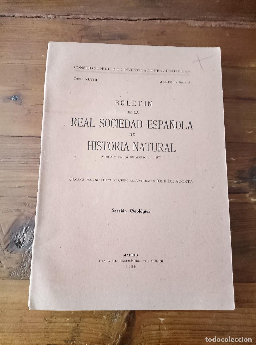 Libri di seconda mano: vvaa - BOLET&Iacute;N DE LA REAL SOCIEDAD ESPA&Ntilde;OLA DE HISTORIA NATURAL. Secci&oacute;n Geol&oacute;gica. Tomo XLVIII. A&ntilde;o