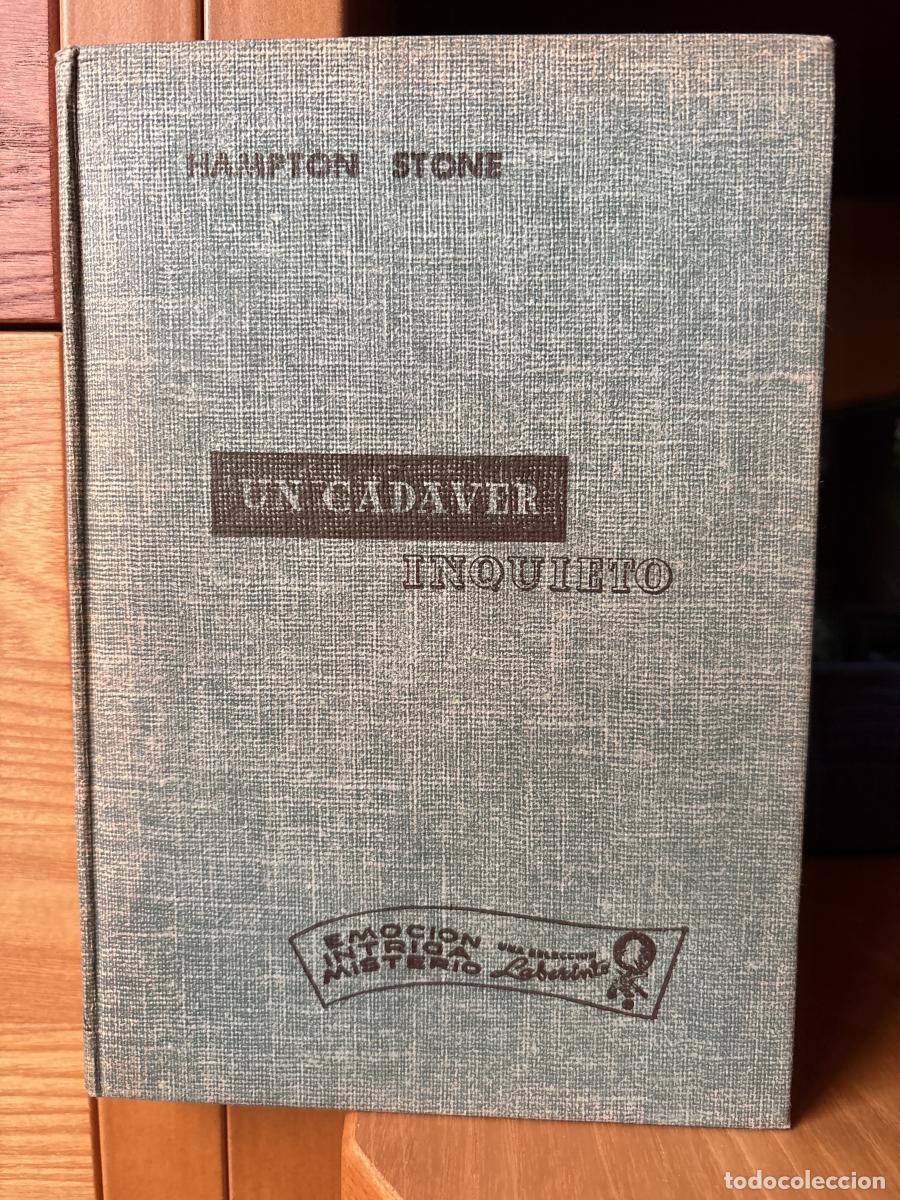 Livres: Un cadaver inquieto - Hampton Stone. Traducci&oacute;n Agnes Pierce de Zamora tdk867