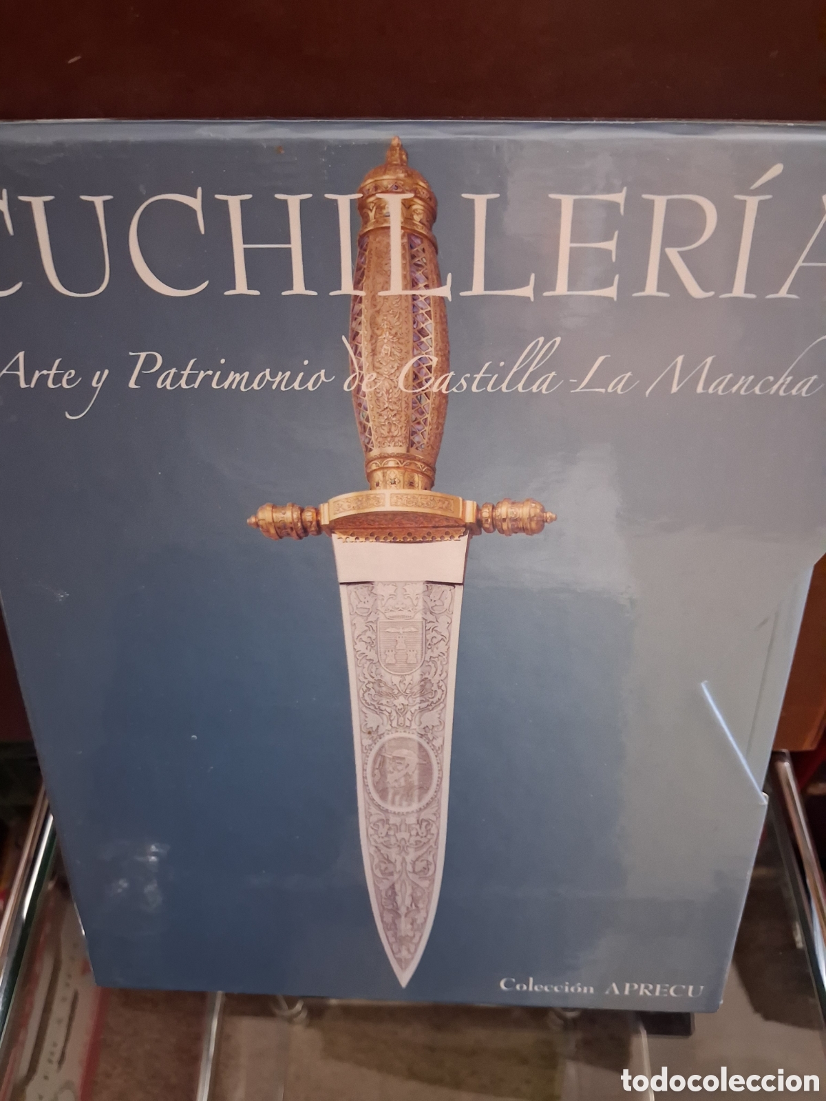 Libros: MAGNIFICO ESTUCHE 2 LIBROS CUCHILLERIA Y NAVAJAS ARTE Y PATRIMONIO CASTILLA LA MANCHA