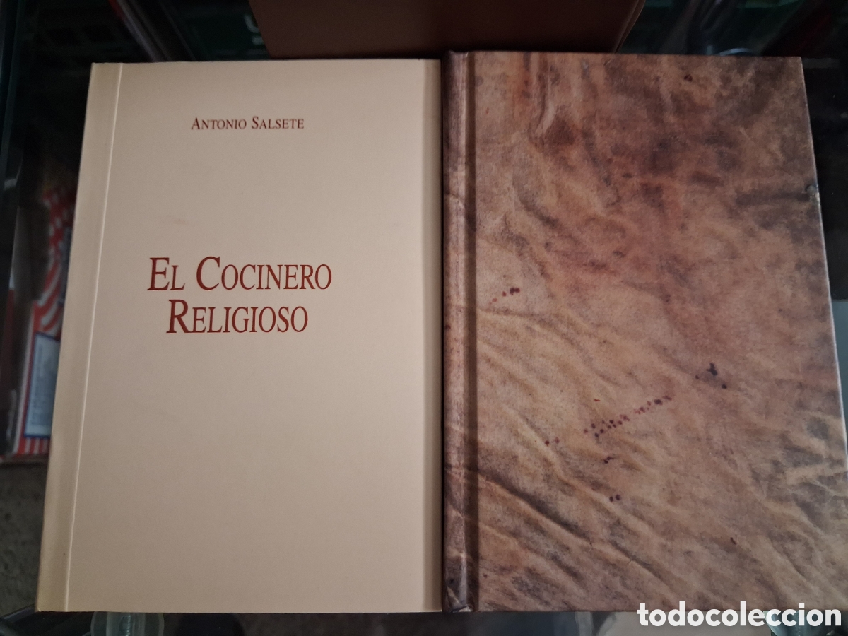 Libros: ESTUCHE CON DOS LIBROS FACSIMIL MAS TRANSCRIPCION EL COCINERO RELIGIOSO ANTONIO SALSETE