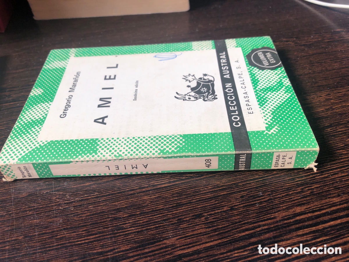 Libros: AMIEL GREGORIO MARA&Ntilde;ON COLECCION AUSTRAL 408 - Foto 2