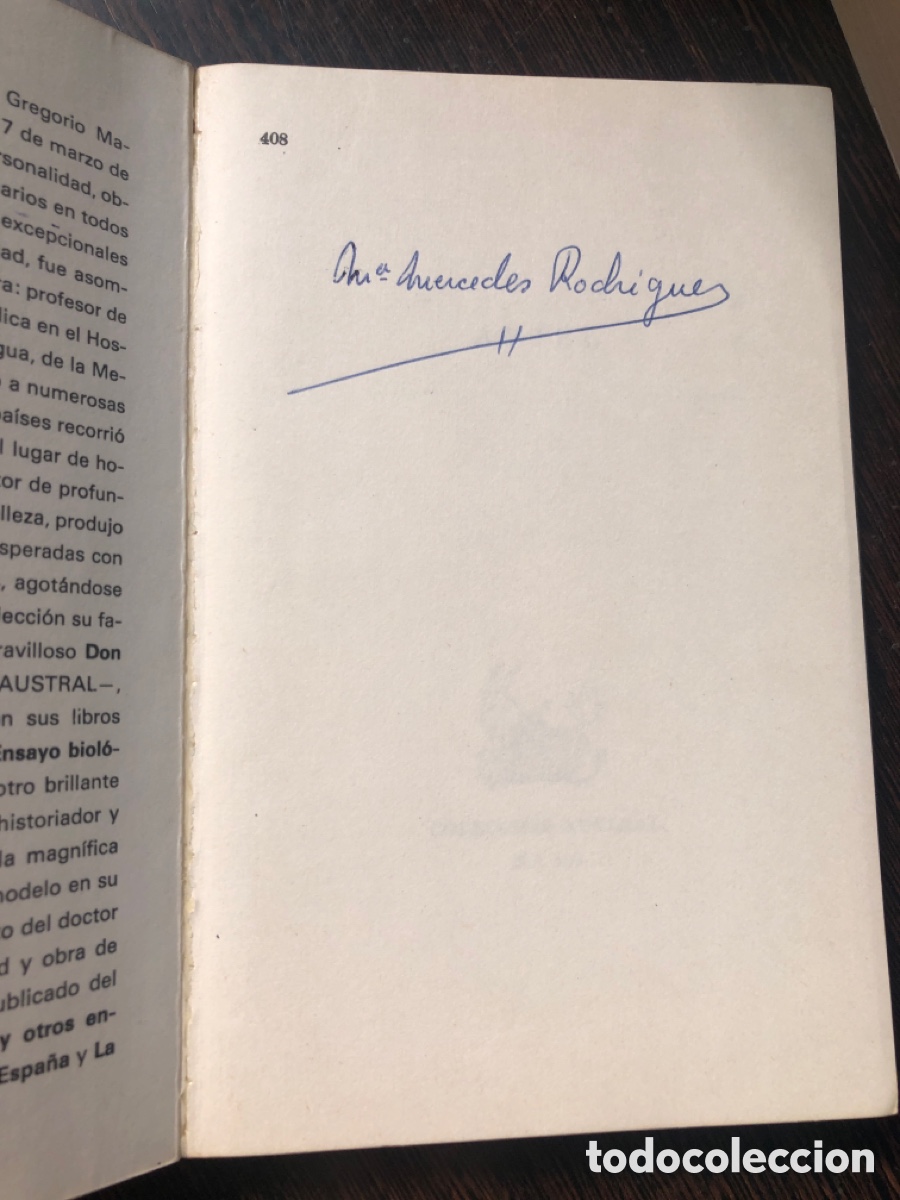 Libros: AMIEL GREGORIO MARA&Ntilde;ON COLECCION AUSTRAL 408 - Foto 4
