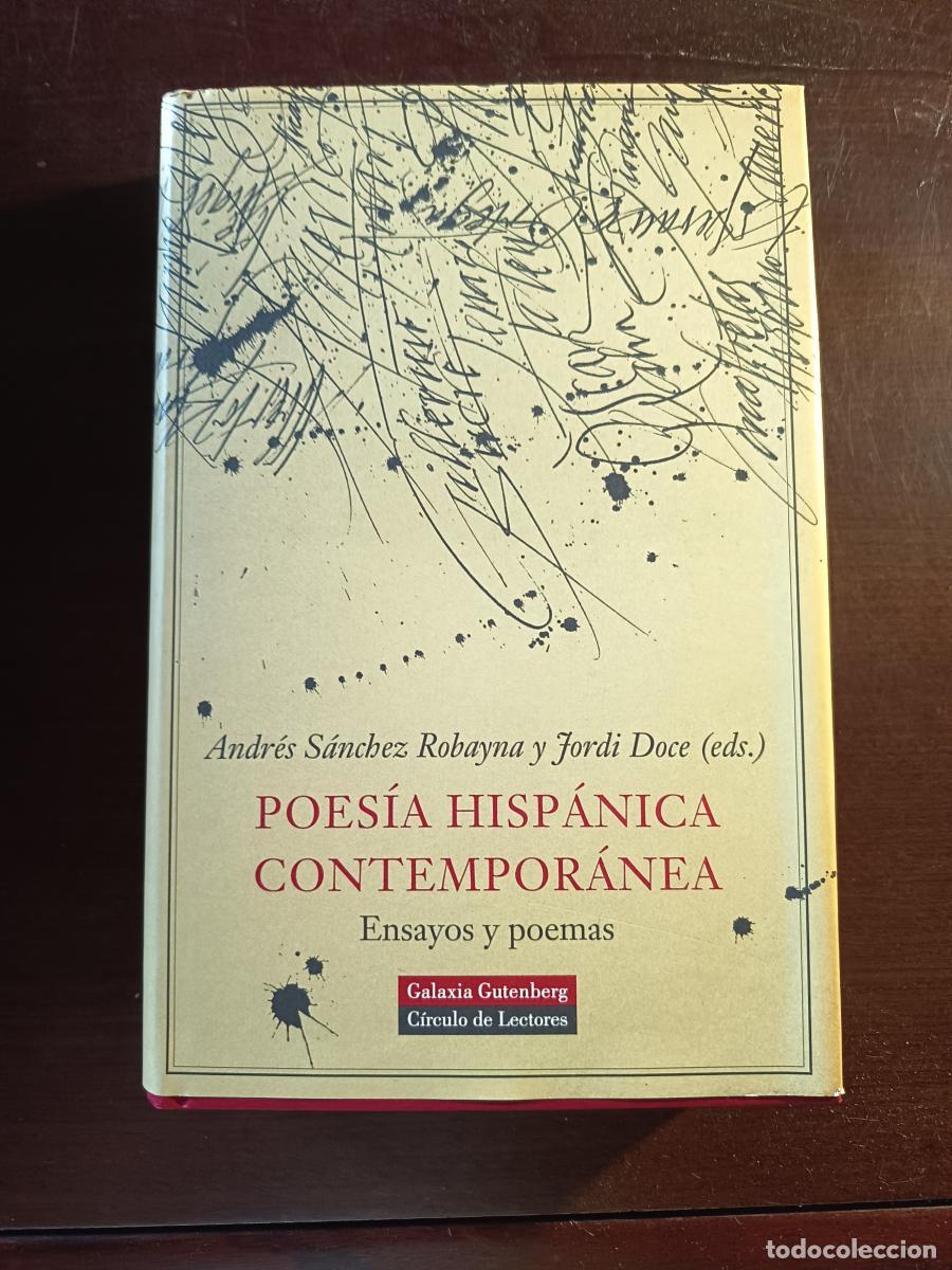 Libri di seconda mano: Poes&iacute;a hisp&aacute;nica contempor&aacute;nea - S&Aacute;NCHEZ ROBAYNA, ANDR&Eacute;S y JORDI DOCE (EDS)