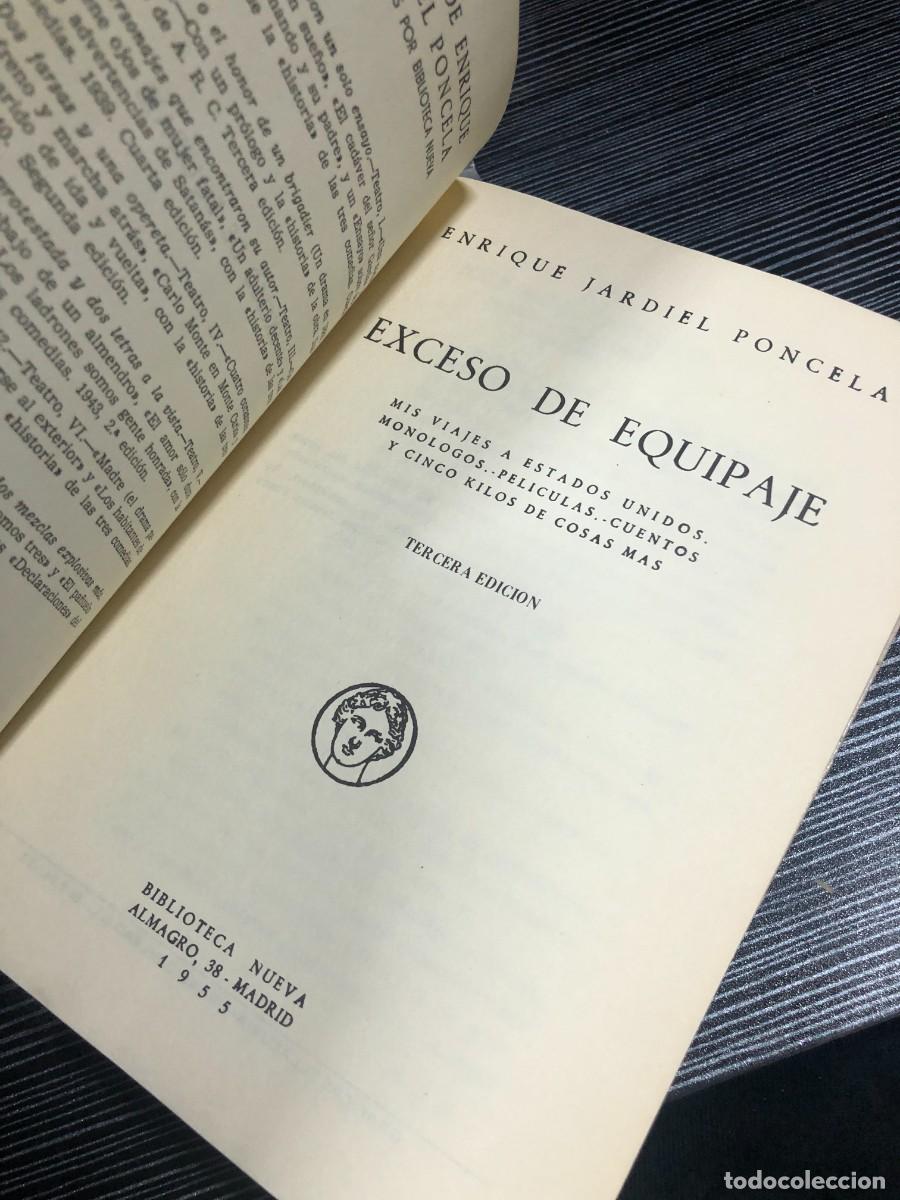 Libros: Exceso de equipaje Enrique Jardiel Poncela - Foto 2