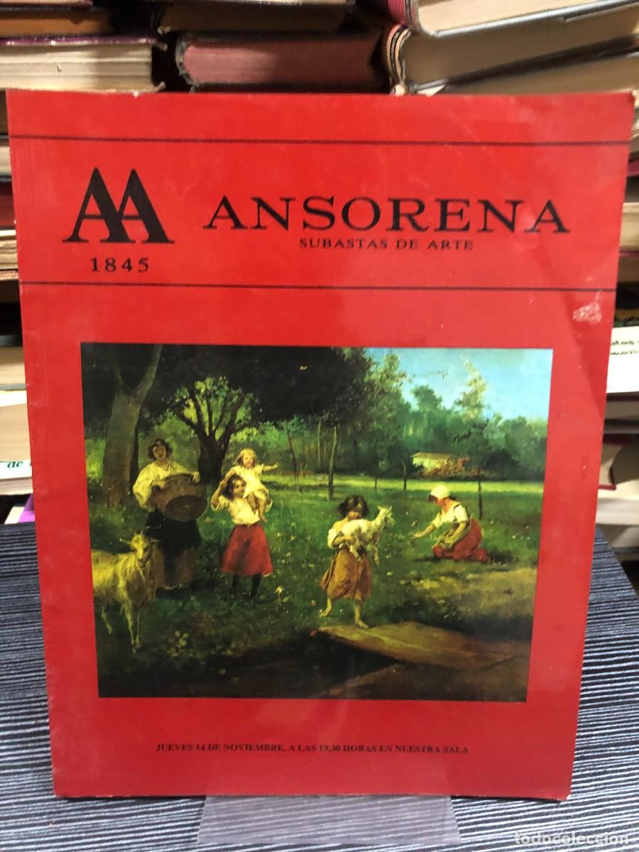 Libros: Cat&aacute;logo CLV Subasta (14 Nov. 1991) Ansorena Subastas de Arte