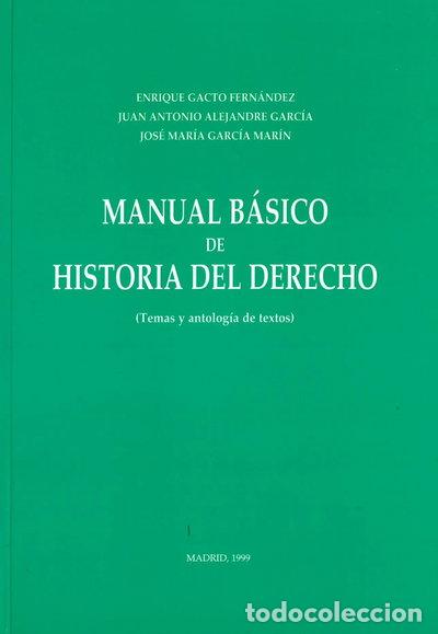 Libros: Manual b&aacute;sico de historia del derecho- 9788492289004 - Foto 1