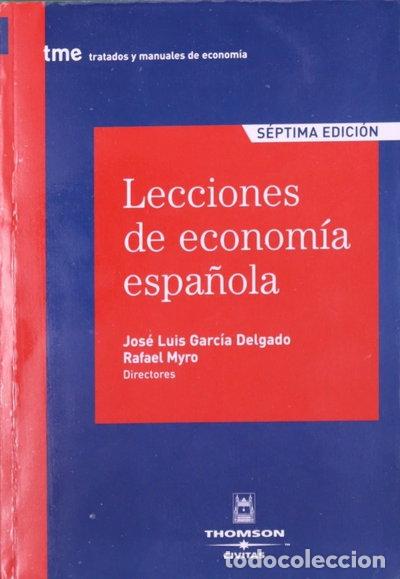 Libros: Lecciones de econom&iacute;a espa&ntilde;ola- 9788447024001