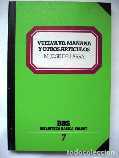 books: Vuelva usted ma&ntilde;ana y otros art&iacute;culos- 9788434580107
