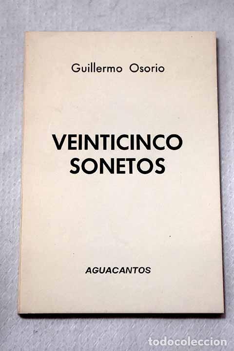 books: Veinticinco sonetos: Osorio, Guillermo.- Osorio, Guillermo