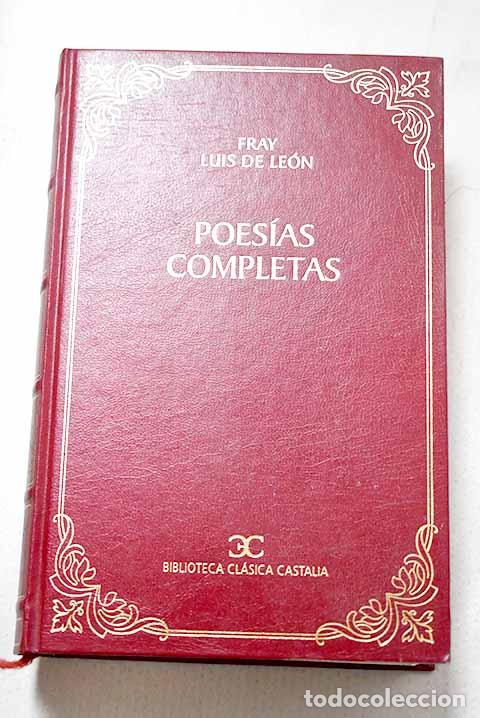 Libros: Poes&iacute;as completas: obras propias en castellano y lat&iacute;n y traducciones e imitaciones latinas, griegas
