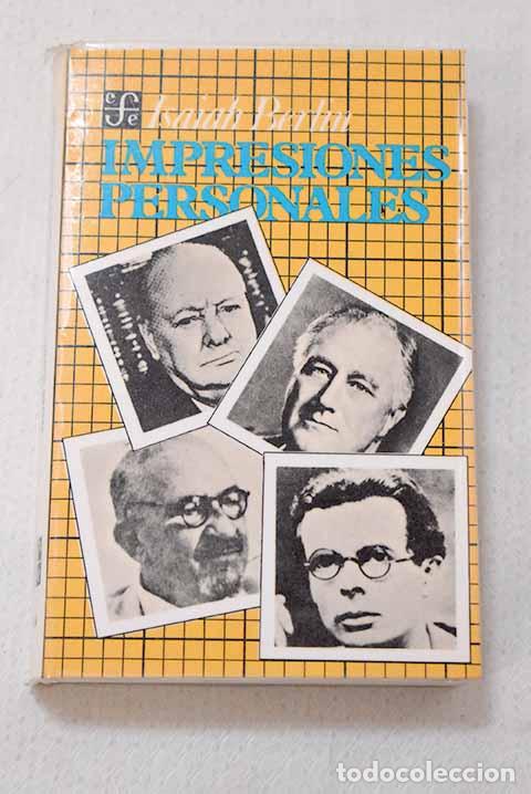 Libros: Impresiones personales.- Berlin, Isaiah