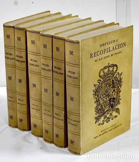 Libros: Nov&iacute;sima recopilaci&oacute;n de las leyes de Espa&ntilde;a
