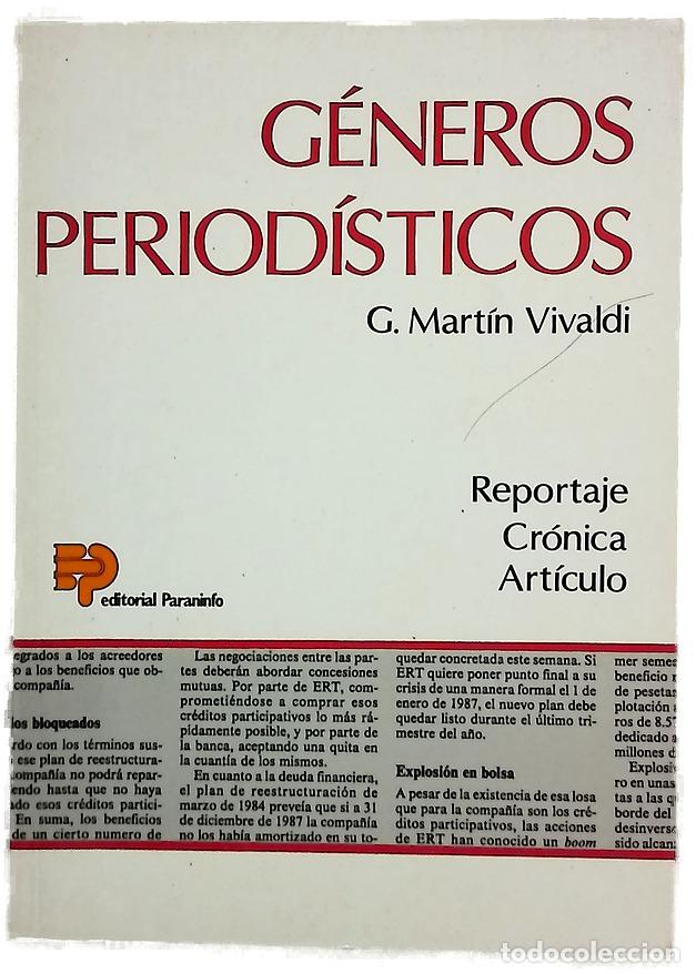 Livres: G&eacute;neros period&iacute;sticos (an&aacute;lisis diferencial)