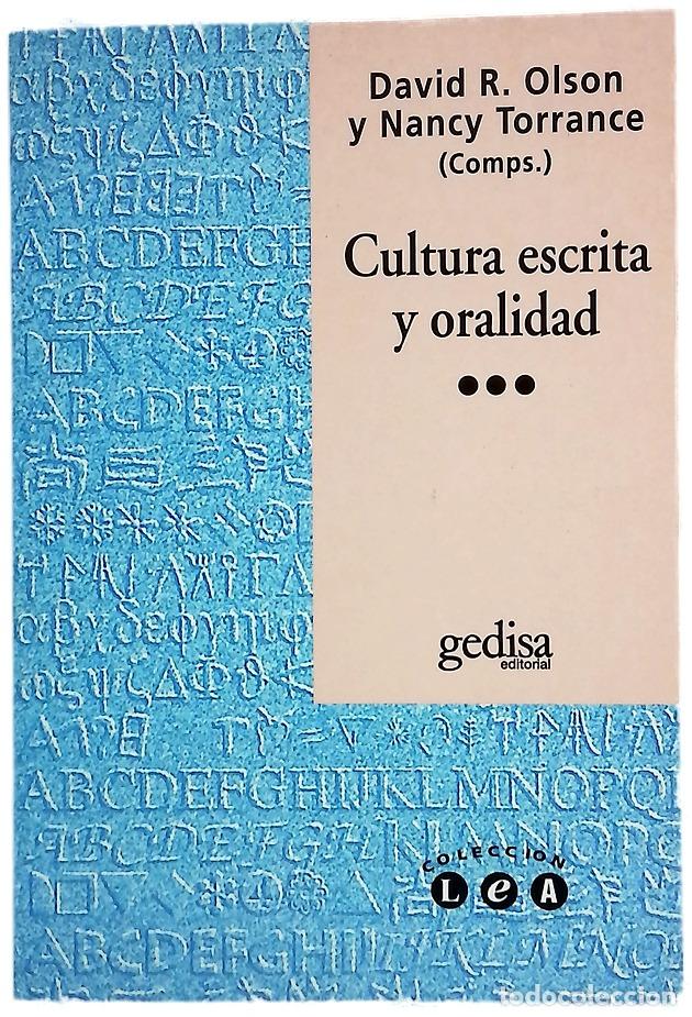 Libri di seconda mano: Cultura escrita y oralidad