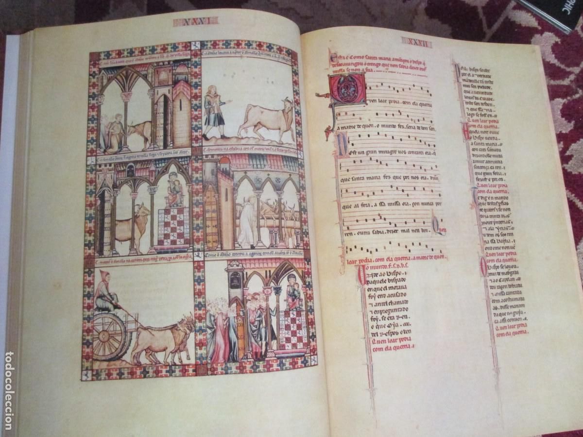 Libros: ALFONSO X EL SABIO Cantigas de Santa Mar&iacute;a ( Facsimil + complemento) W41436 - Foto 3