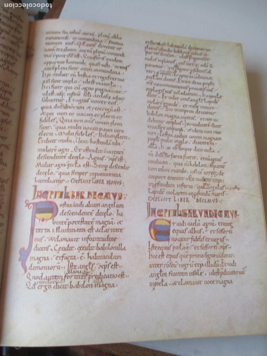 Libros: BEATO DE LIEBANA Comentarios al apocalipsis y al libro de Daniel (facsimil) W41440 - Foto 4