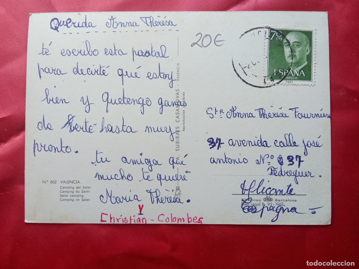 Libros: Postal Valencia, camping del Saler P.2007 - Foto 2