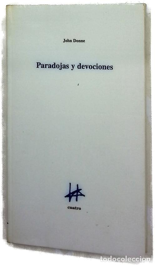 Libros: Paradojas y devociones - Donne, John