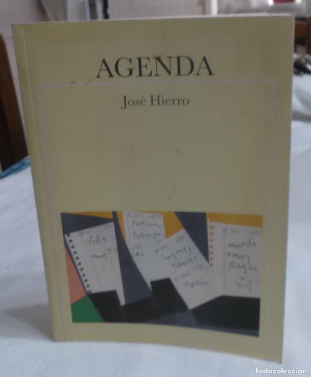 Libros: Agenda Jose Hierro coleccion literaria universidad popular 2000