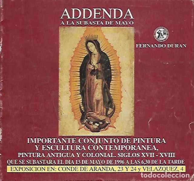 B&uuml;cher: Addena a la subasta de mayo - VV. AA.