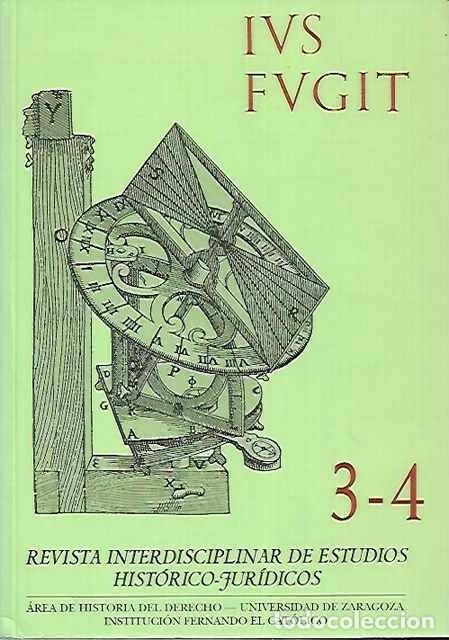 books: IVS FVGIT 3-4 Revista interdisciplinar de estudios hist&oacute;rico-jur&iacute;dicos - VV. AA.