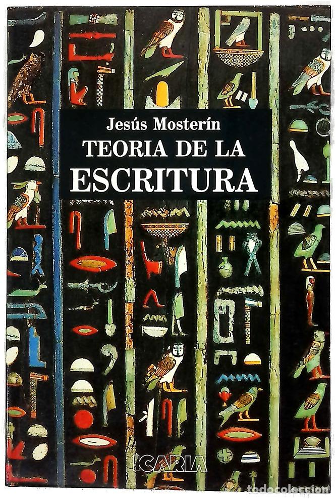 Libros: Teor&iacute;a de la escritura - Moster&iacute;n, Jes&uacute;s
