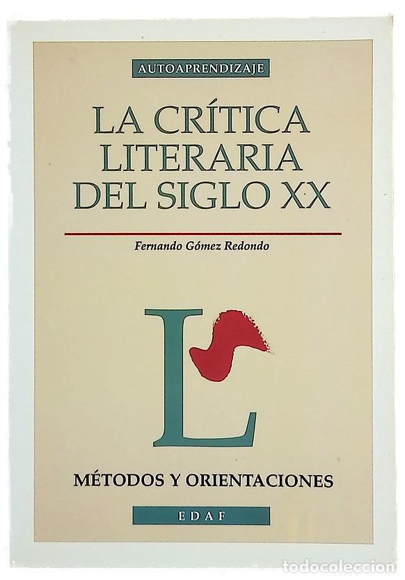Libros: La cr&iacute;tica literaria del siglo XX