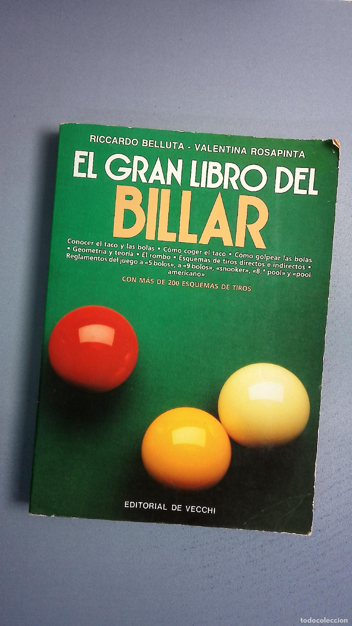 books: El gran libro del billar - Belluta, Riccardo; Rosapinta, Valentina