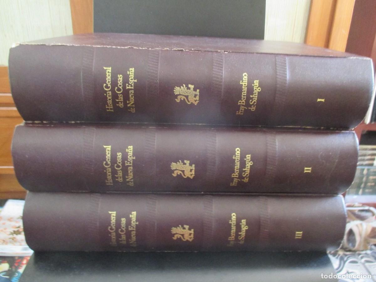 Libros: Historia General de las cosas de Nueva Espa&ntilde;a ( 3 facsimil+introducci&oacute;n) W41445