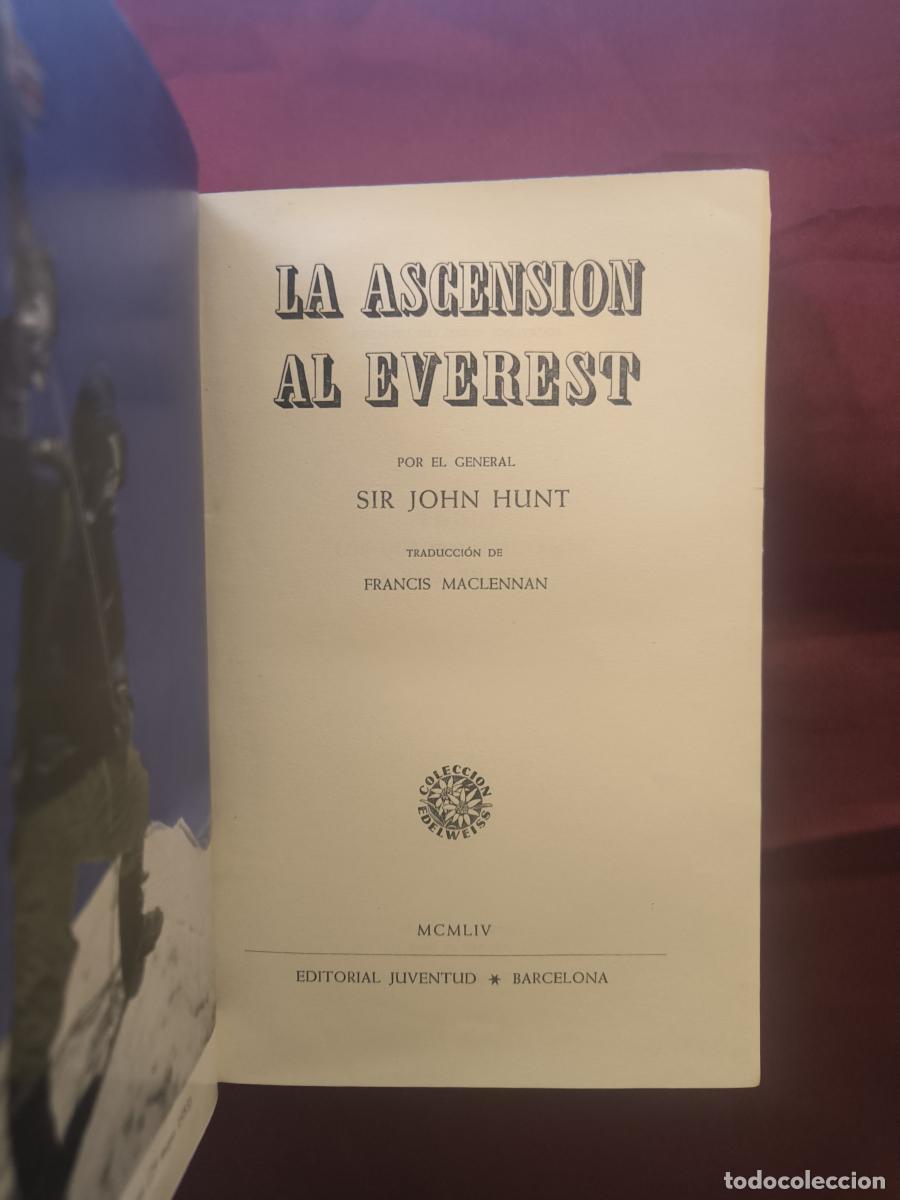 Libros: La ascensi&oacute;n al Everest. - Sir John Hunt - Foto 1