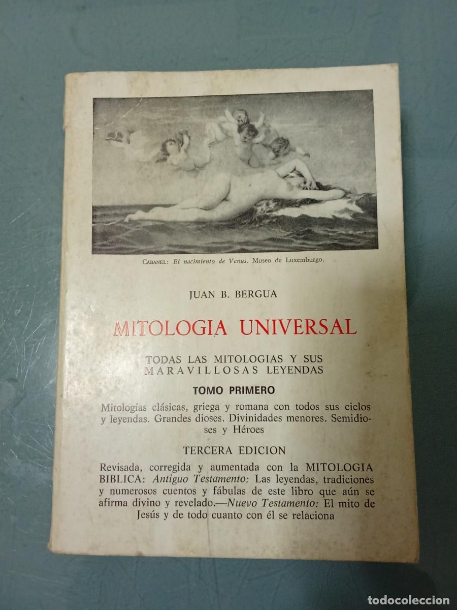 Libros: MITOLOGIA UNIVERSAL - Bergua. Tomo primero. - Foto 1