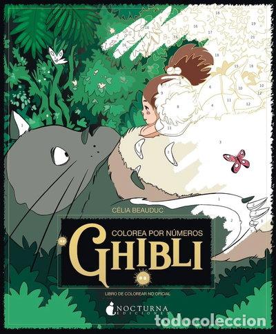 Libros: Colorea por n&uacute;meros: Studio Ghibli- 9791387690311