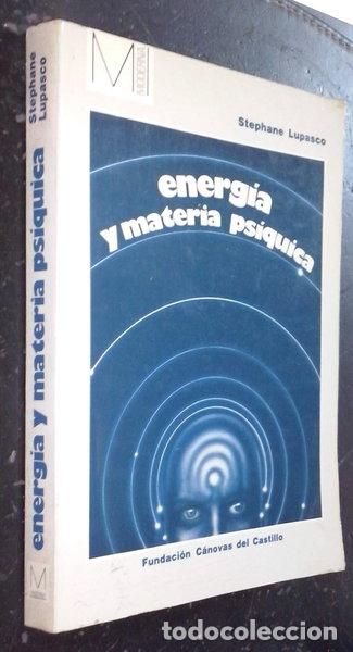 Livros em segunda m&atilde;o: Energ&iacute;a y materia ps&iacute;quica- 9788439803614