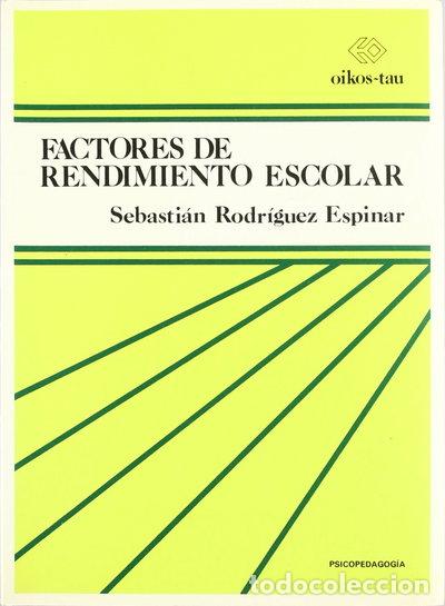 Livres: Factores de rendimiento escolar- 9788428105156