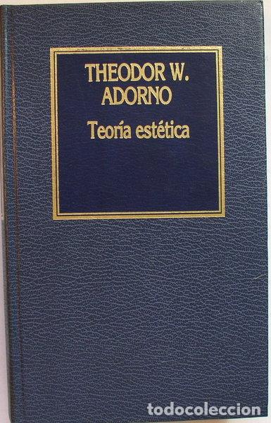 books: Teor&iacute;a est&eacute;tica- 9788475304557
