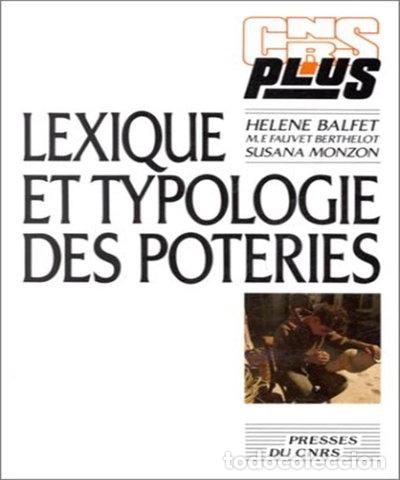 Livres: Lexique et typologie des poteries- 9782876820265