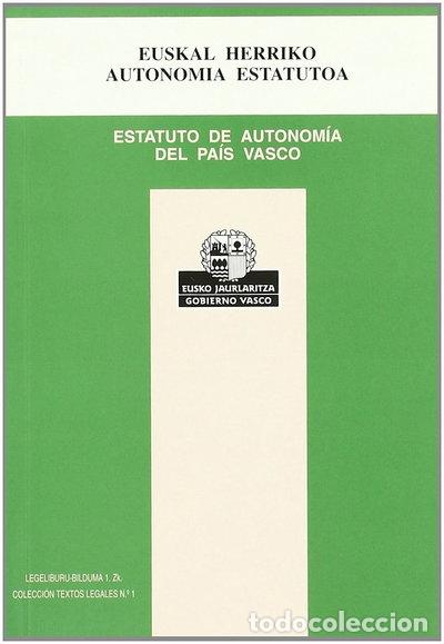 Libros: Euskal Herriko Autonomia-Estatutoa- 9788450048865
