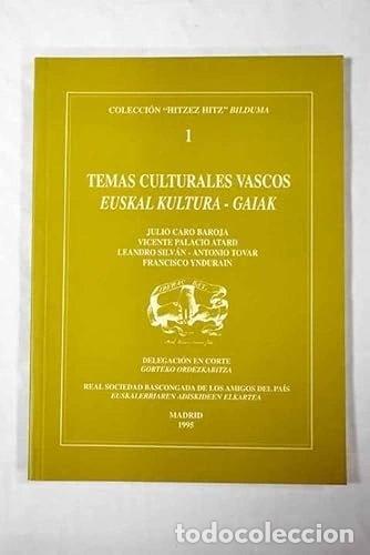 Libros: Temas culturales vascos- 9788489318793