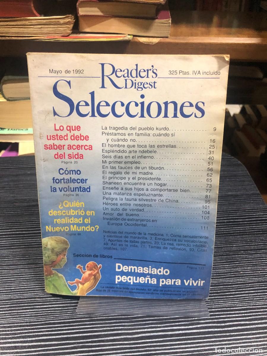 books: Selecciones del Reader's Digest (Mayo de 1992)