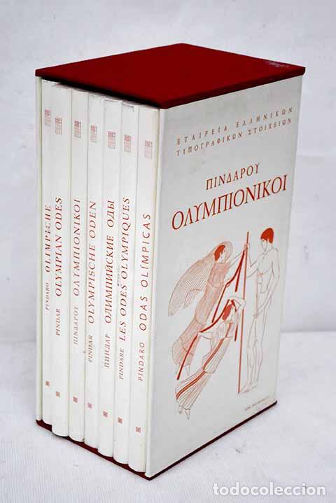 Libros: Odas olimpicas: Pindaro.- Pindaro
