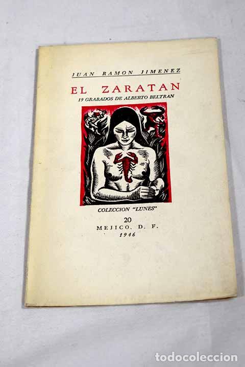 Libros: El Zarat&aacute;n: 19 grabados de Alberto Beltr&aacute;n.- Jim&eacute;nez, Juan Ram&oacute;n