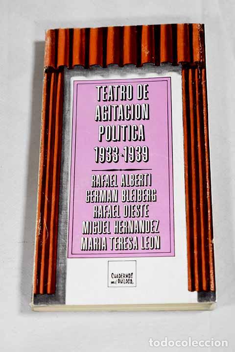 books: Teatro de agitaci&oacute;n pol&iacute;tica: 1933-1939