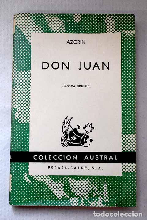 Libros: Don Juan: Martinez Ruiz, Jos&eacute; (Azor&iacute;n).- Martinez Ruiz, Jos&eacute; (Azor&iacute;n)