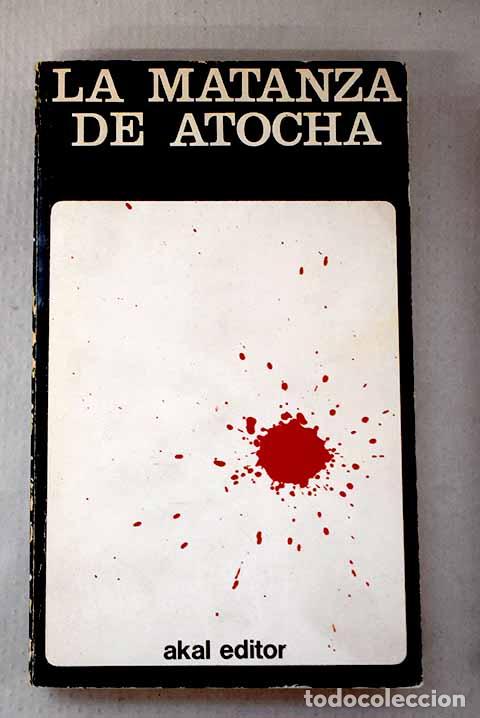 Libros: La matanza de Atocha