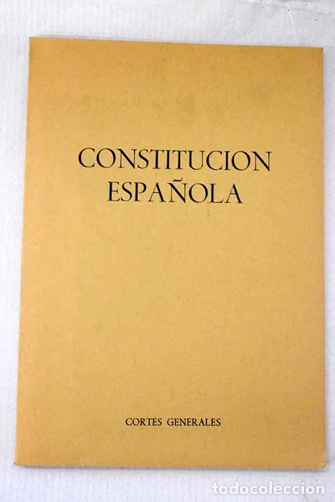 Libros: Constituci&oacute;n espa&ntilde;ola