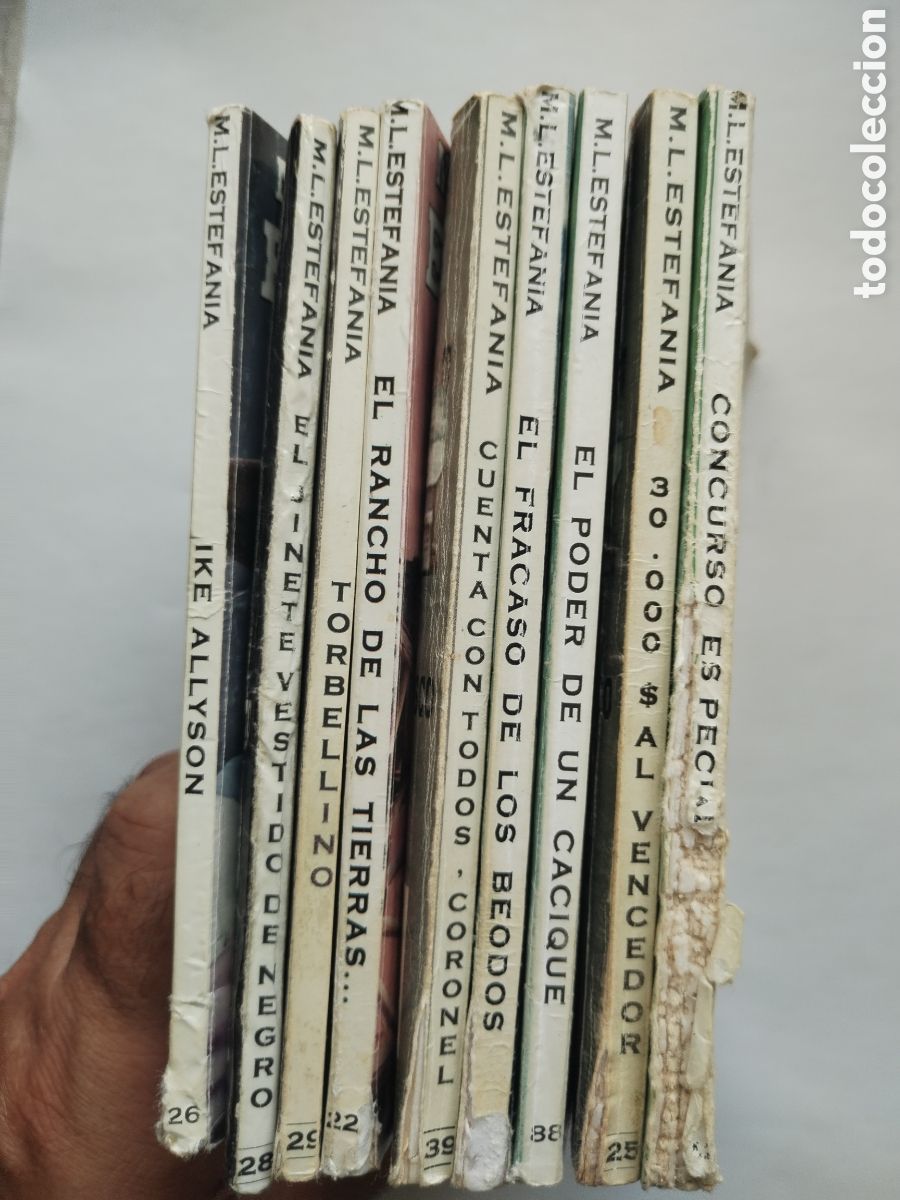 Libros: LOTE NOVELAS DEL OESTE COLECCI&Oacute;N RODEO/ESTEFANIA
