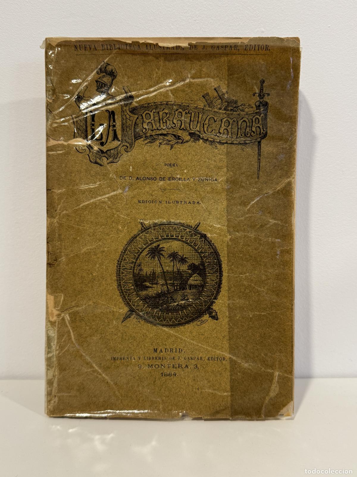 Libros: de ERCILLA Y Z&Uacute;&Ntilde;IGA, Alonso. - La Araucana. - Foto 1